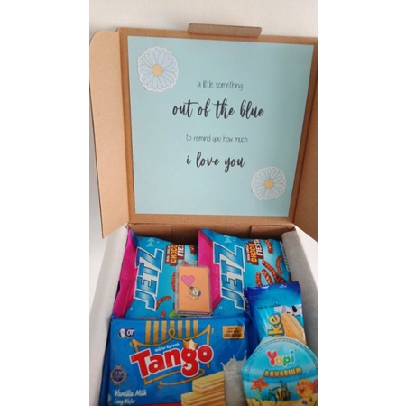 

snack box/hampers snack/kado ultah/kado wisuda