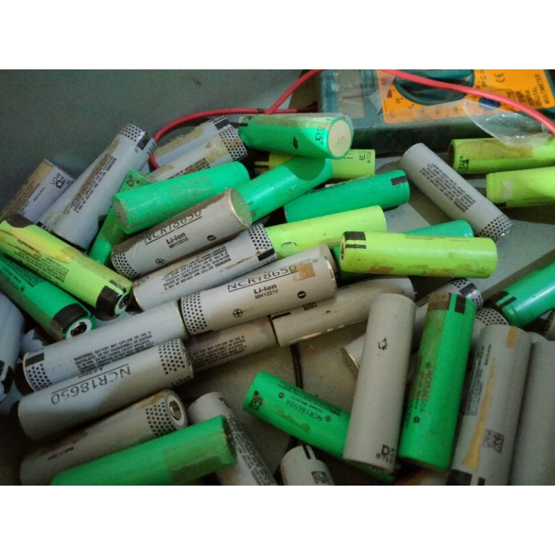 Baterai power Bank dan x laptop hanya cek voltase