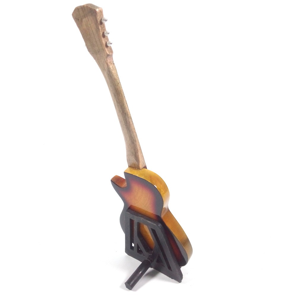 Miniatur Gitar Kayu + Stand - GTR09