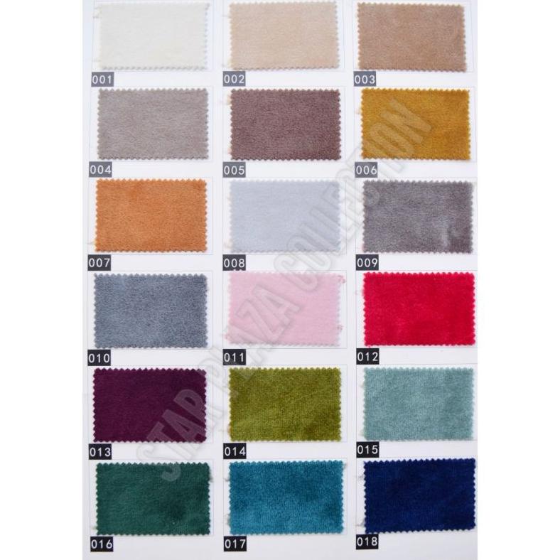 KAIN BLUDRU / BELUDRU / VELVET MENGKILAP TEBAL EKSLUSIF - PICASSO (SOFA, JOK, KURSI, SARUNG BANTAL) 