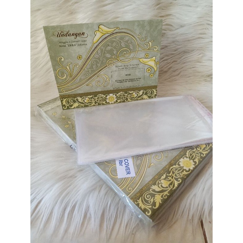 ERBA 88126 Blangko Kosong Undangan, Undangan Pernikahan Murah  + Opp Plastik
