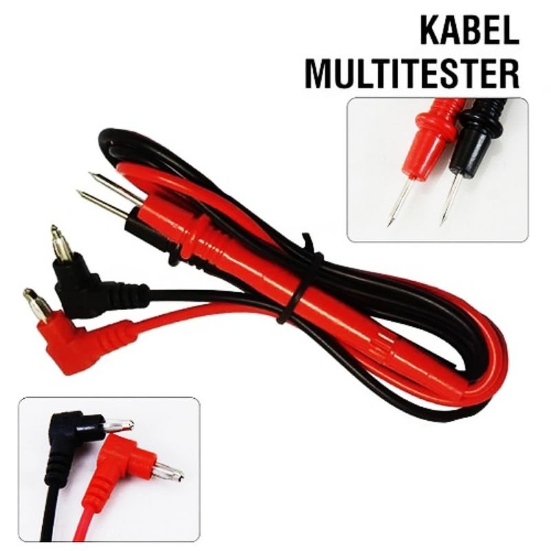 KABEL MULTI TESTER MERAH HITAM