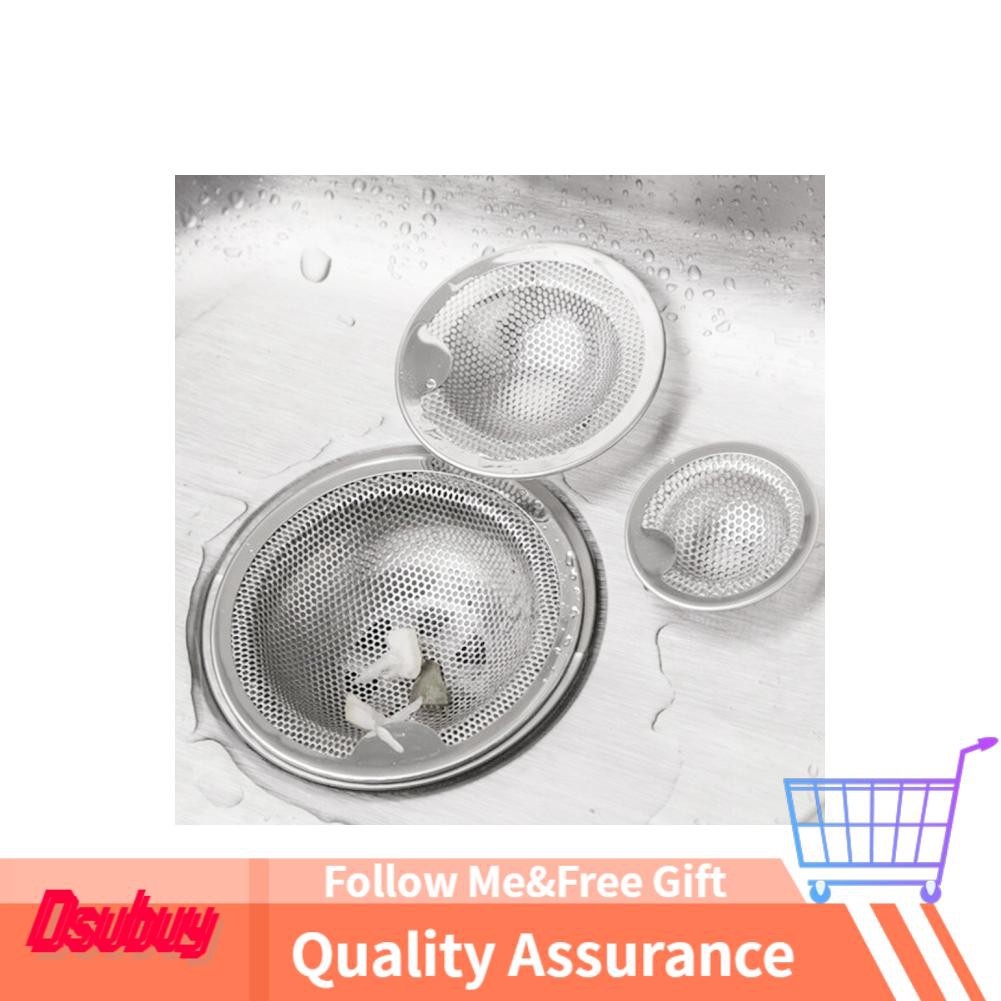 Dsubuy Dense Mesh Anticlogging Stainless Steel Easy To Clean Drain Filter Sink Strainer Bathroom Sewer For Kitchen Toilet Shopee Indonesia
