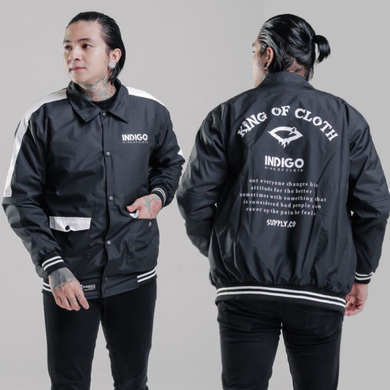 KMO Jaket Coach Pria / Jaket Parasut Pria / Jaket Bomber Pria