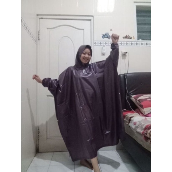 Jas Hujan Ponco Lengan JUMBO BIG SIZE Penguin P 535 Hippo Dewasa Pria Wanita / Penguins Raincoat Poncho Mantel Hujan Pinguin Kelelawar Cewek Cowok Remaja Batman Phonco Tebal Kuat Berkualitas Terbaru Harga Grosir