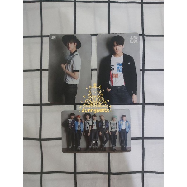 [READY STOCK] Photocard PC Album Jepang Japan BTS Run Group OT7