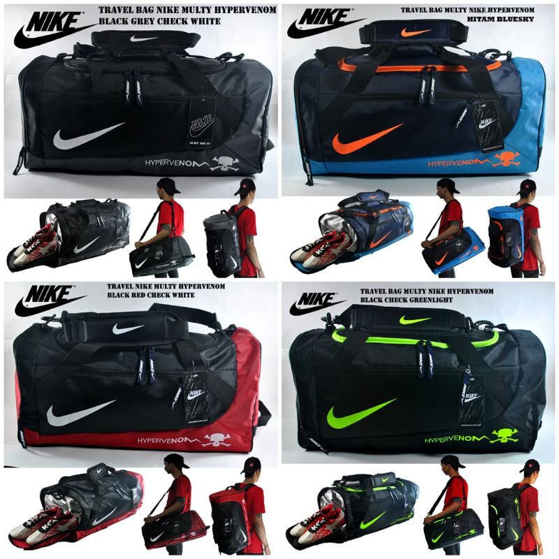 Tas Olahraga / Travel Bag / Duffel Bag / Gym Bag Nike Camo GYM Tennis Water Resist Traveling