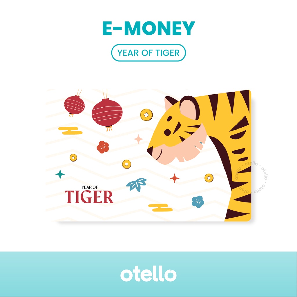 Otello Kartu eMoney Imlek e-Money Card Chinese New Year Mandiri Cetak eToll Hadiah CNY Sincia