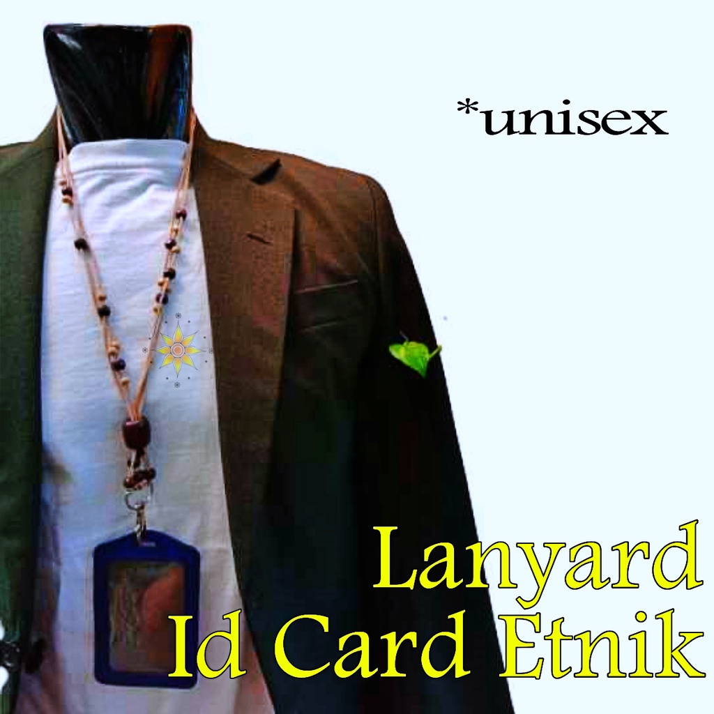 

Kalung Name Tag Id Card Bagi Pegawai/Staf/Karyawan/Karyawati. Tali Krem Semi Kulit