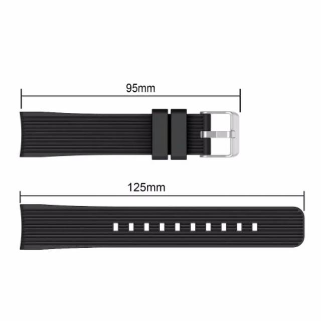 Strap Silicon rubber Samsung Galaxy watch 42mm tali jam smartwatch