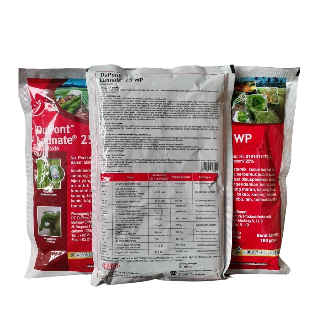 Insektisida Dupont Lanate 25 WP 100 Gram 100% Original