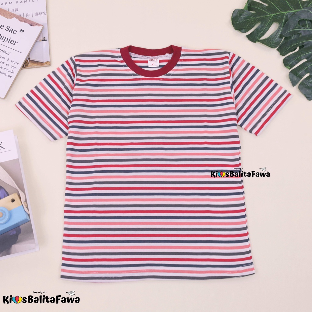 Kaos Salur size Bayi - 12 Tahun / Kaos Salur Anak Laki Perempuan Baju  Lengan Pendek Adem Murah