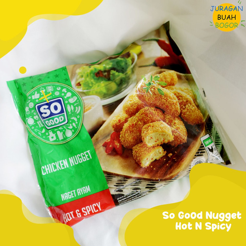 

NAGET AYAM PEDAS | NAGET AYAM SO GOOD PEDAS HOT SPICY 400Gram