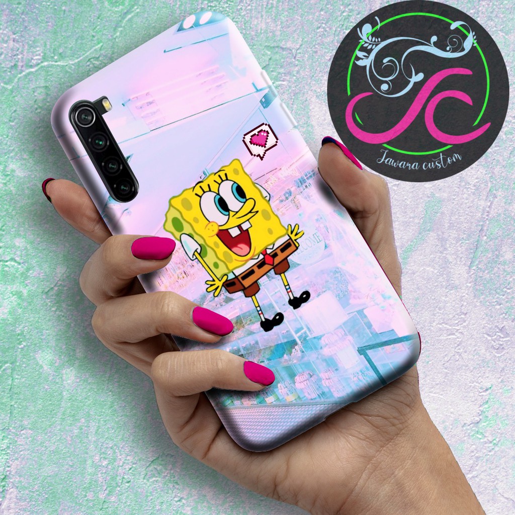 JW Case Casing softcase Tpu Hardcase Gambar Spongebob Oppo