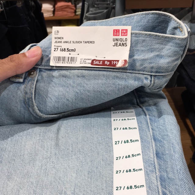 uniqlo slouch jeans