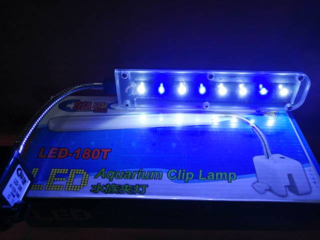 Lampu led aquascape aquarium jepit SEA STAR LED 180T