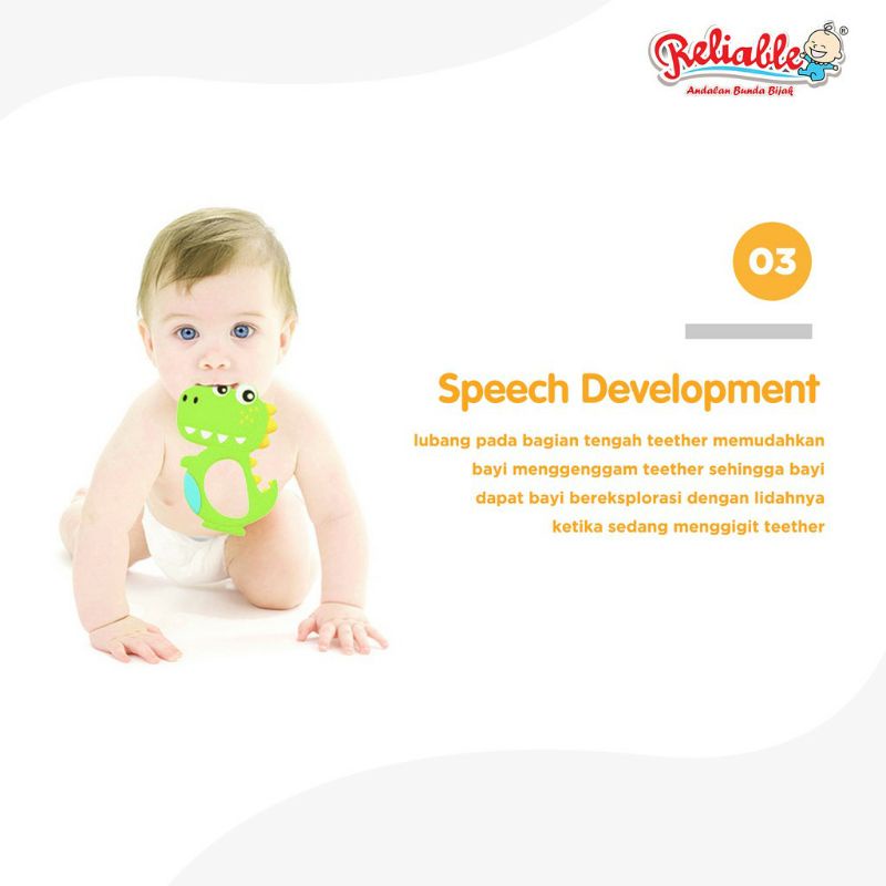 Reliable Silicone Teether Character 8899 / Gigitan bayi silikon