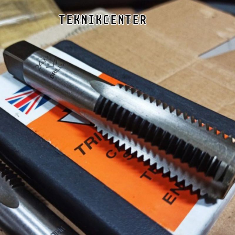 Mata Hand tap M13 x 1.5 mm TRIANGLE Mata bor ulir drat baut Made In ENGLAND Mata bor ulir drat baut