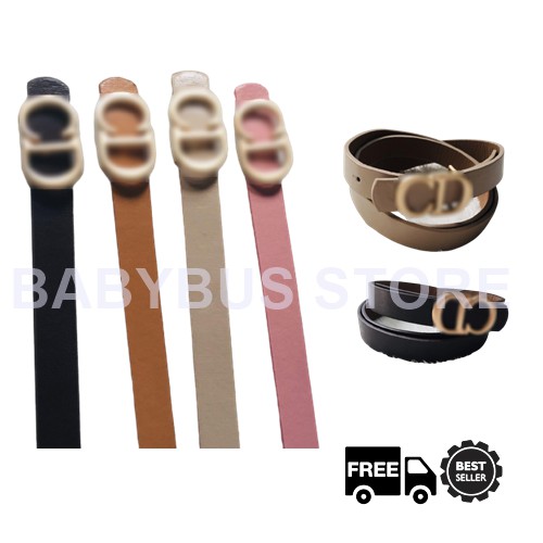 BBS Ikat Pinggang Belt Thin Tali Pinggang Wanita Fashion Sabuk Kulit Import Murah