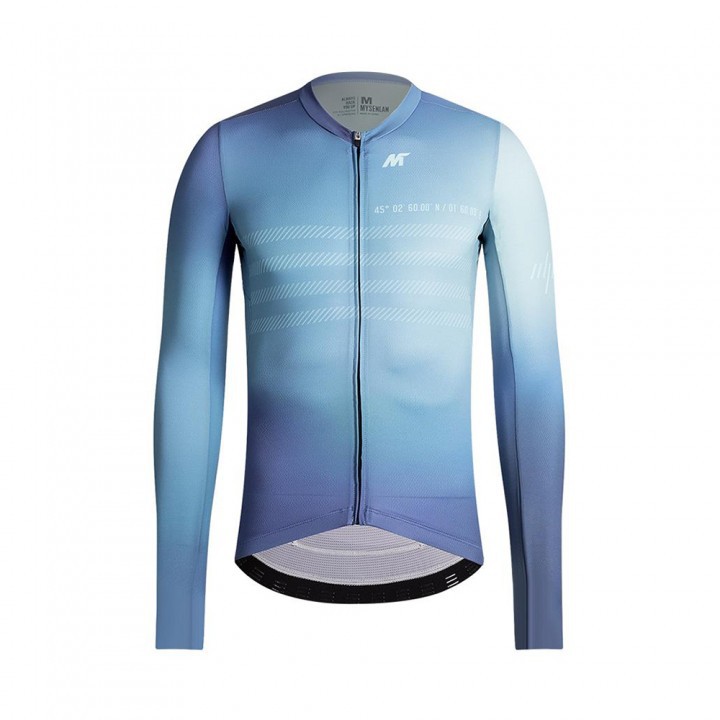 Jersey Sepeda Mysenlan Awaken Long Sleeve Jersey Horizon Sky Blue