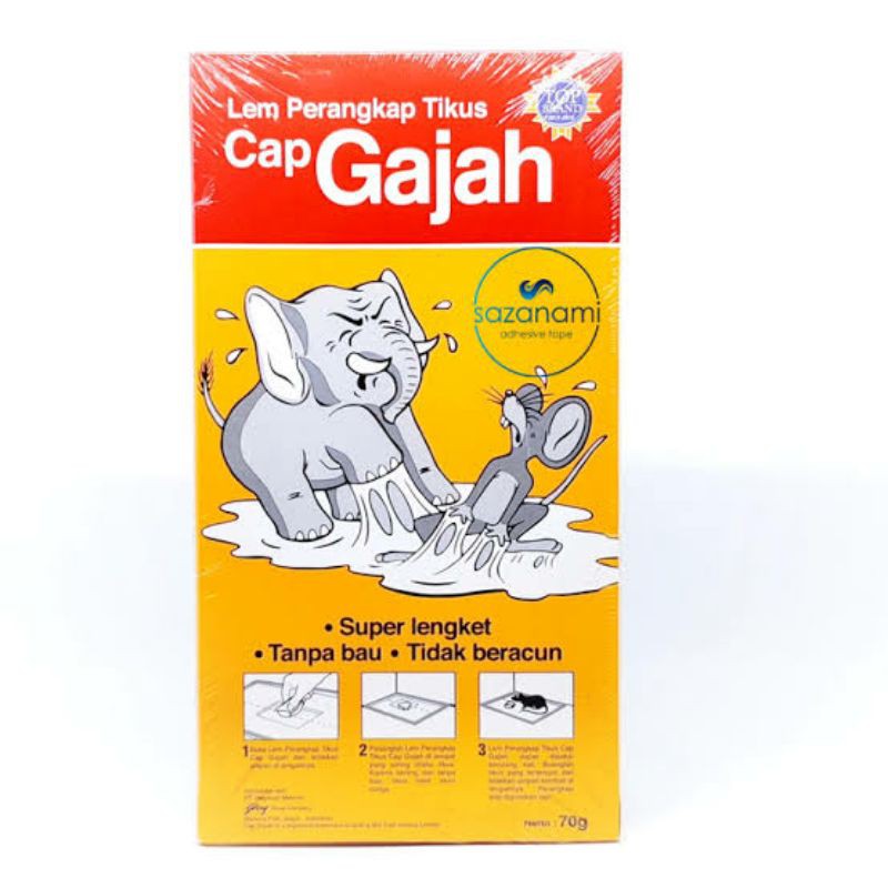 Lem Tikus Cap Gajah (Papan)