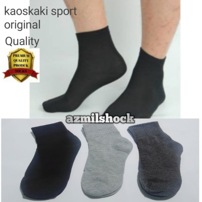 Kaos Kaki Olahraga Sport Polos Pendek