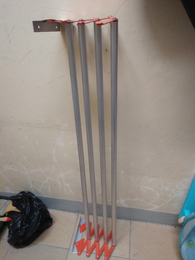 Jemuran Dinding Lipat Ukuran 1 Meter,gantungan Baju,praktis,(aluminium Dan Besi),harga Ekonomis