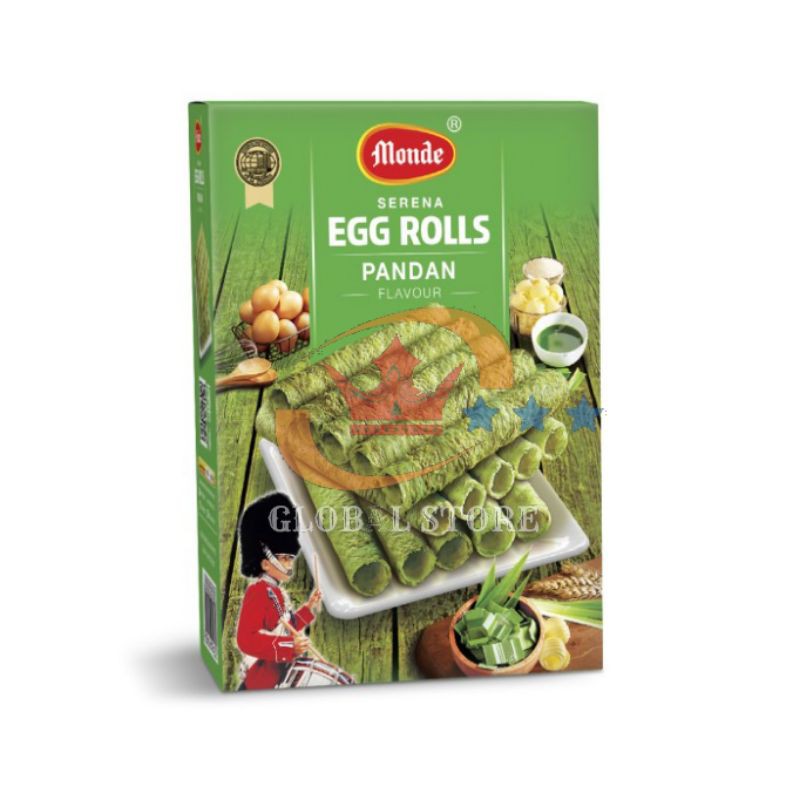 monde serena egg roll all original / pandan 70 gram / coklat 168 gram