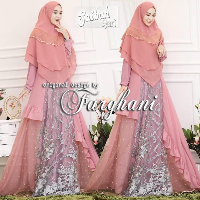 SAIBAH SYAR'I BY FARGHANI (GAMIS SYAR'I PESTA SUPER MEWAH)