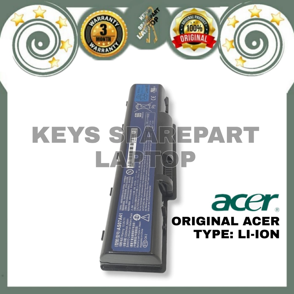 Baterai Battery Batre Laptop Acer Aspire 4736 4736Z 4736G 4310 4315 4710 4740 4310 4520 4720 4730 4920 4740G 4530 2930 4535 4230 4330 4535 Original