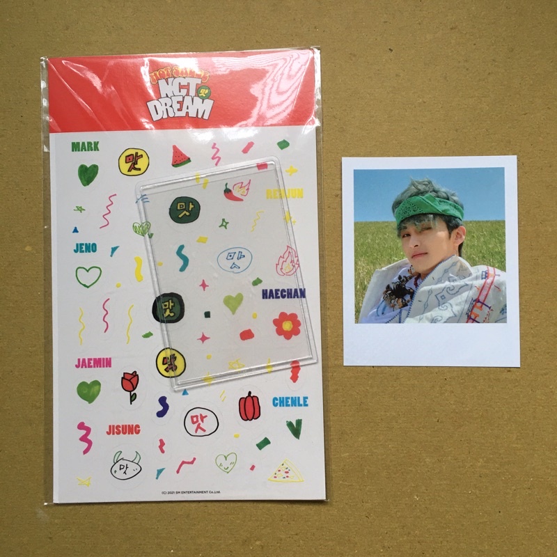 [ Ready Take all ] pola mini ballon hello future hf mark + deco set only hot sauce nct dream md merc