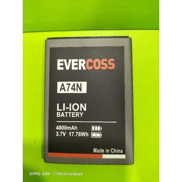 Baterai battery batrai batre Evercoss A74N original