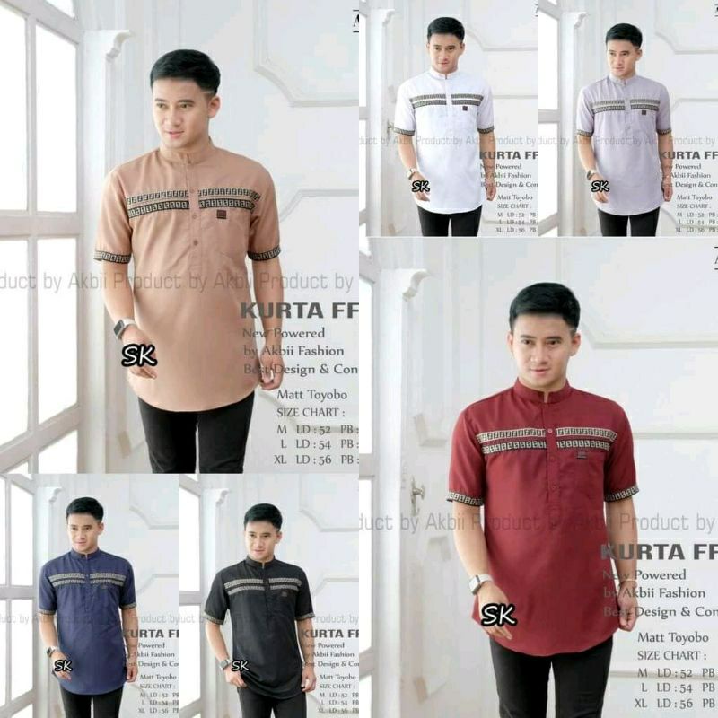 KURTA PRIA LENGAN PENDEK FATKHAN91