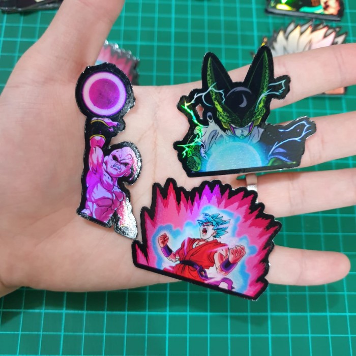 

Sticker Hologram Anime - Dragon Ball - Set 3pcs