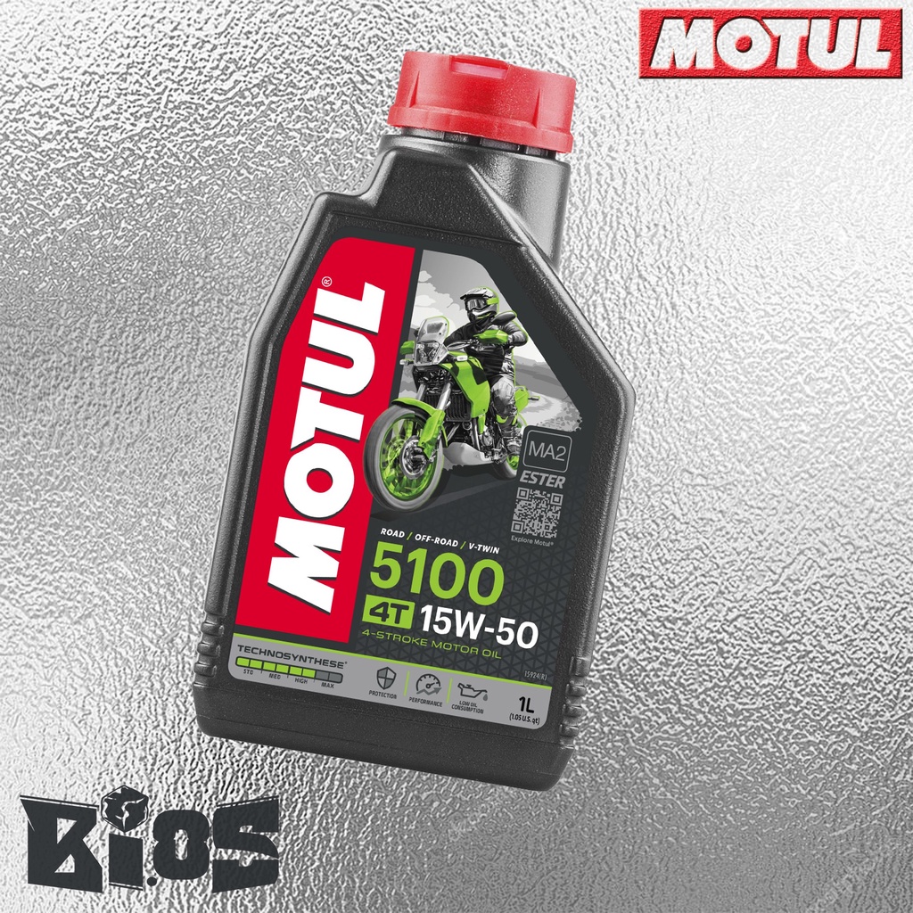 MOTUL 5100 ESTER 10W40 / 15W50 1L ORIGINAL 100%