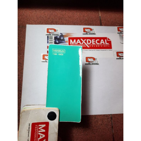 Sticker Stiker Skotlet Maxdecal Max Decal Mint Glossy 7500 G055