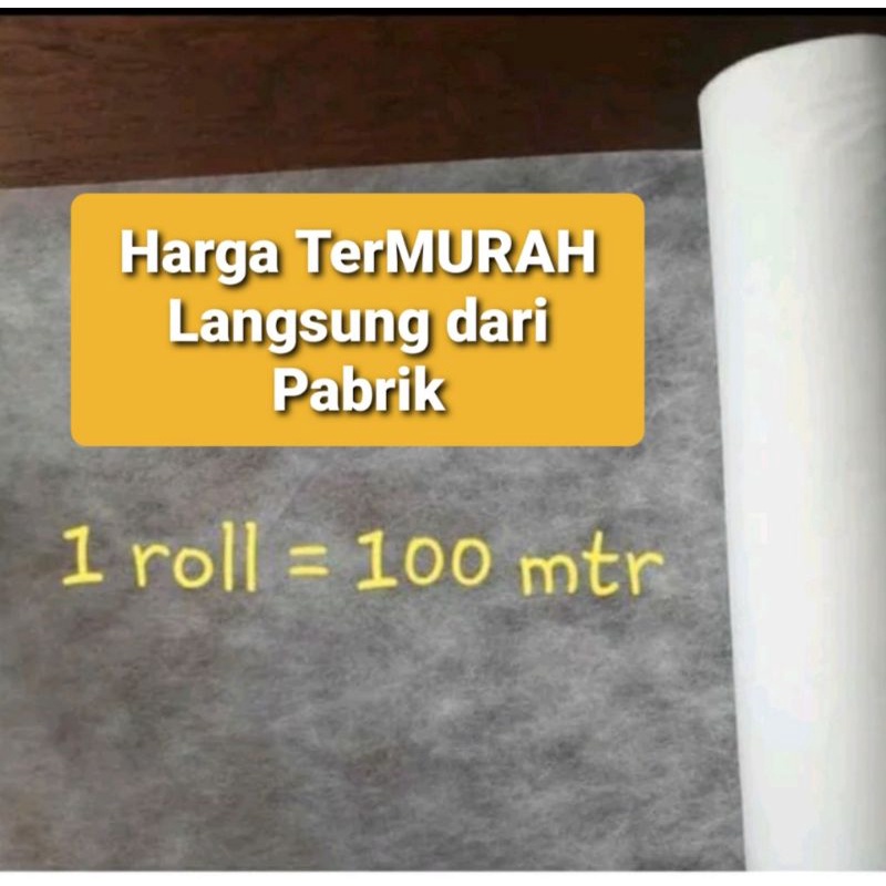 SERAT KAIN FIBER SERABUT ROLL BESAR 100 METER / FIBER MAT / SERAT TISU 20