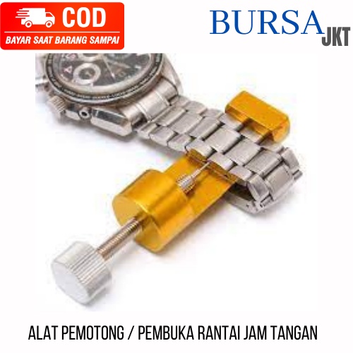 PEMOTONG &amp; PEMBUKA RANTAI JAM TANGAN ARLOJI BAHAN LOGAM PIN REMOVER KIT