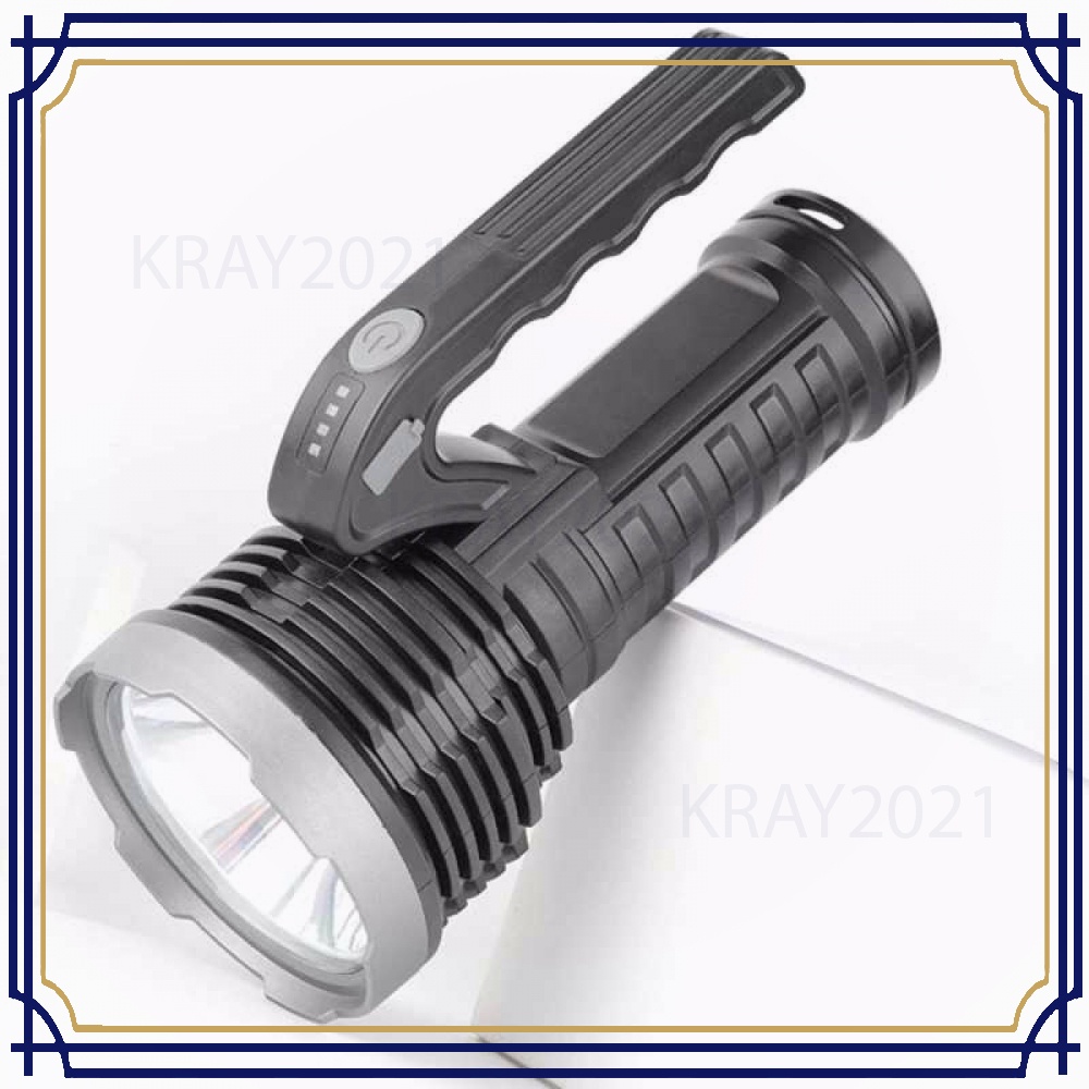 Senter LED Portable Flashlight Recharge T6+COB 1000 Lumens - SL02