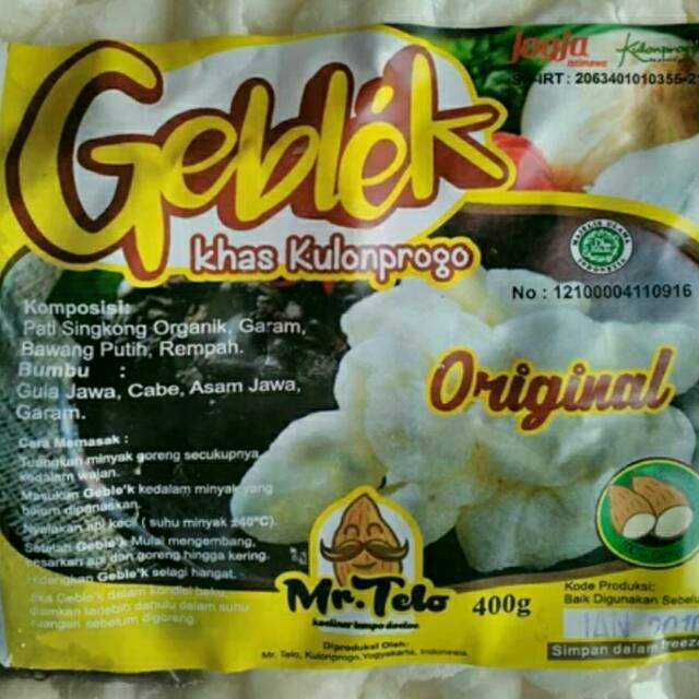 

Geblek Rasa Original Khas Yogyakarta