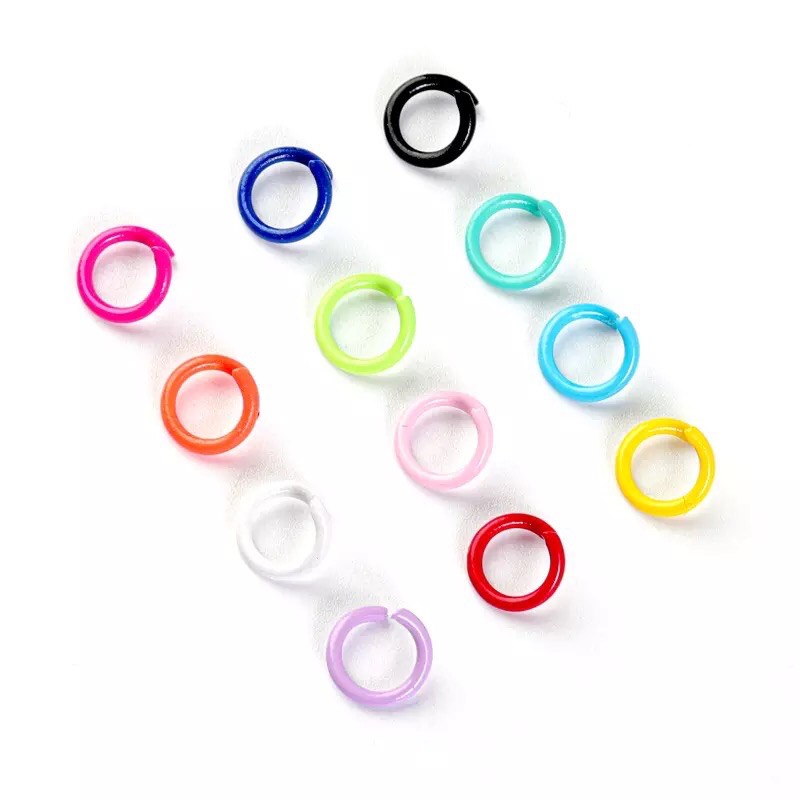 [1 pak 10pcs] Ring besi warna 8mm