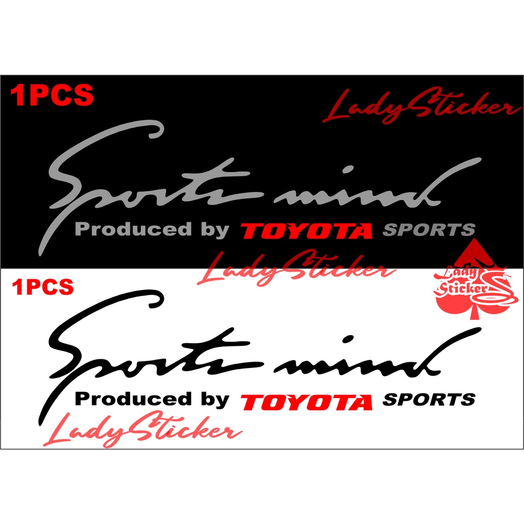 

STICKER STIKER SPORTMIND MOBIL TOYOTA STIKER KAP SPORTMIND SPORT TOYOTA UAVANZA CALYA RAIZE DLL