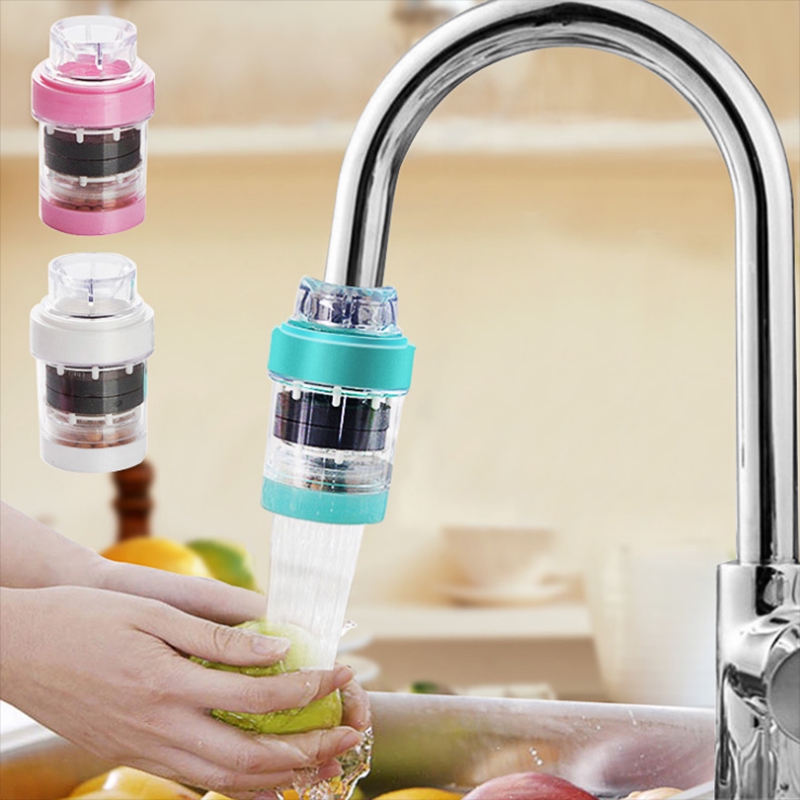 Kitchen Healthy Water Purified Faucet Tap Bamboo Charcoal Purifier Filter Head