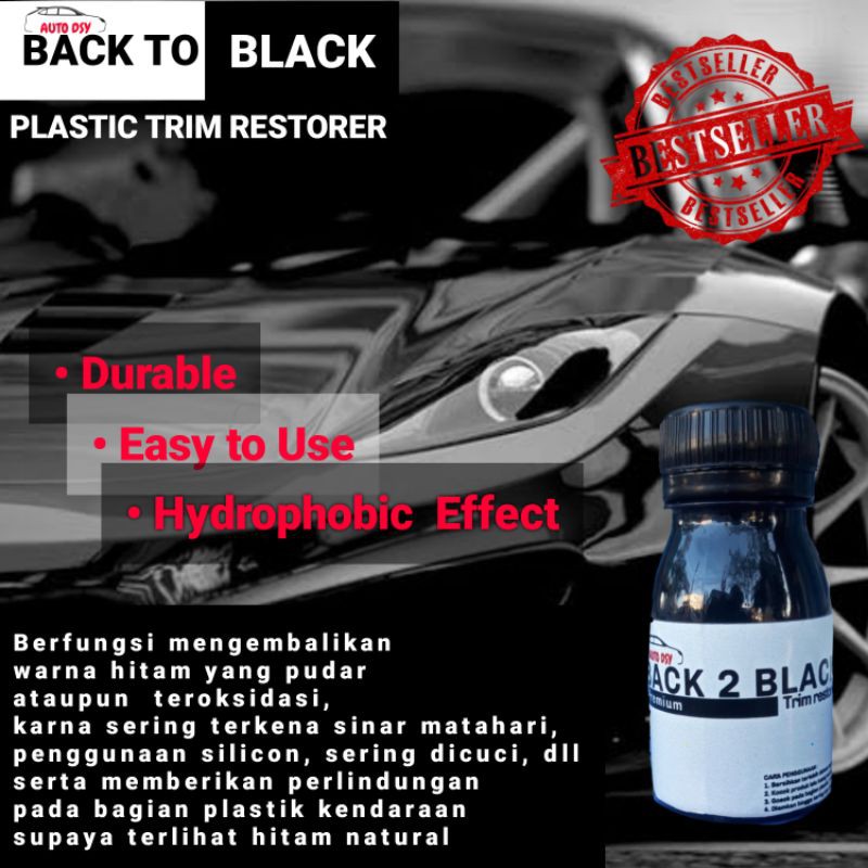 BACK TO BLACK/  PENGHITAM DASHBOARD MOBIL/ PENGHITAM BODY MOTOR / PENGHITAM MOTOR / BLACK MAGIC