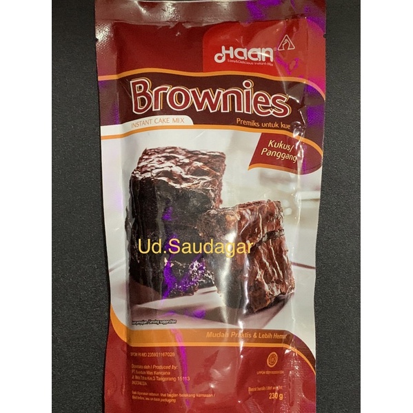 

Haan Tepung Premiks Kue Brownies Kukus / Panggang Pouch 230gr