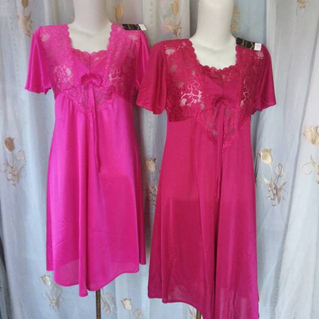 Baju Tidur Sorex 7003 All Size Bahan Satin Premium Exclusive