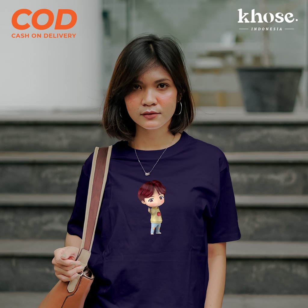 KHOSE Kaos UnisexSablon Digital TinyTan – Suga KODE S-21 /Kaos Murah / Kaos BTS / Kaos Army Oversize