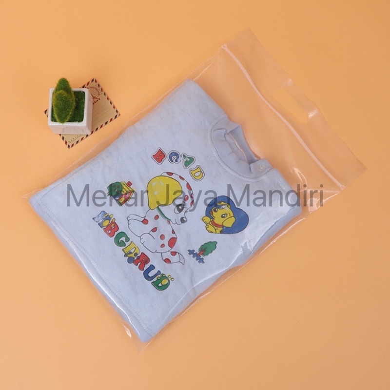 [ECERAN] Plastik PE KLIP Plong Ziplock / Kemasan Packing Baju Sepatu Bening Tebal