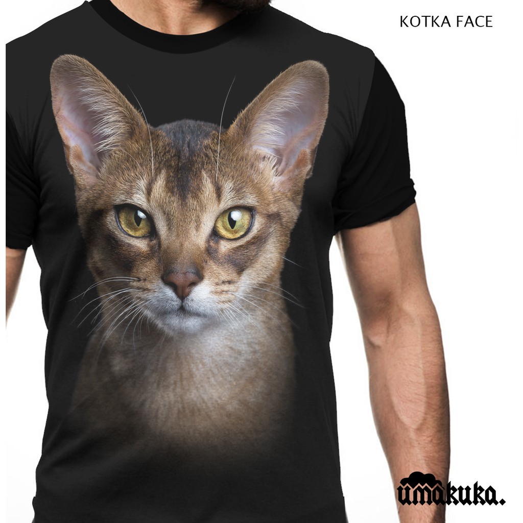 kaos fullprint gambar kucing terlaris / kaos kucing / kaos fullprint