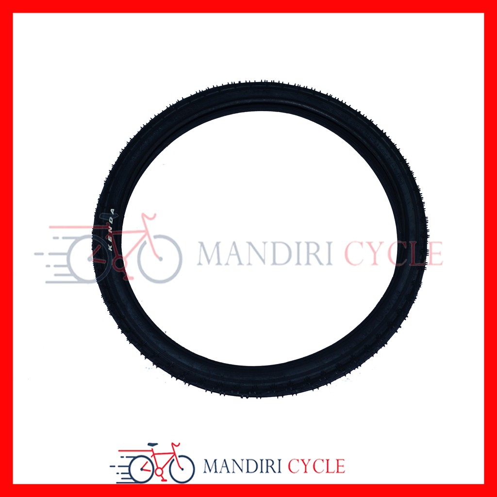 Ban Luar KENDA 20x1.50 Ban Luar Seli Lipat Kembang Alus List Putih
